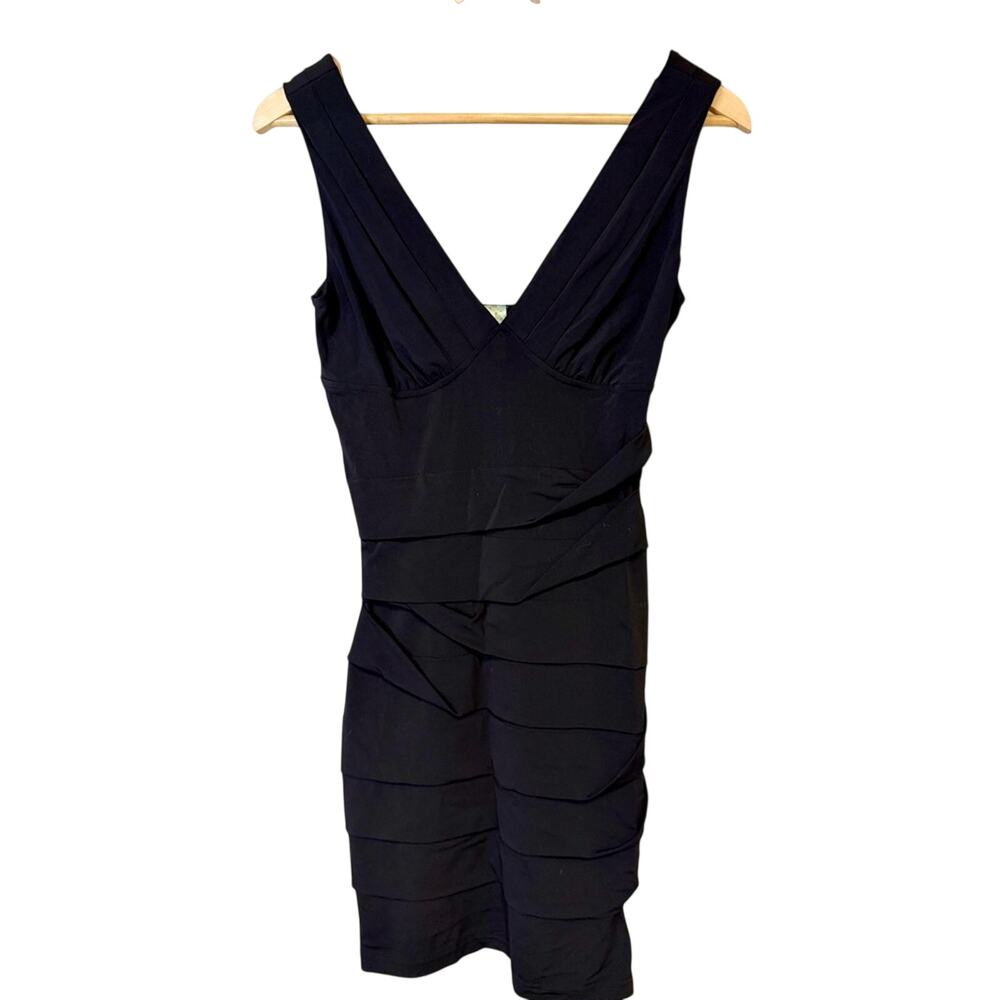 Vintage Y2K Johnny Martin Black Bandage Dress Small